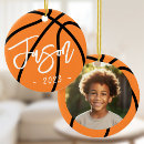 Search for basketball photo ornaments For kids
