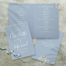 Search for church wedding programs Minimalist