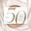Search for 50th birthday invitations modern