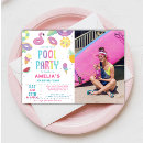 Search for pool party invitations Watermelon