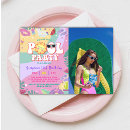 Search for pool party invitations Ice cream