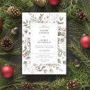 Search for winter wedding invitations botanical