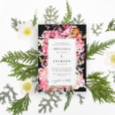 Search for floral frame wedding invitations Black