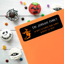 Search for witch return address labels halloween