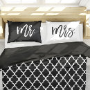 Search for bride pillowcases His and hers