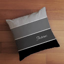 Search for dark charcoal grey pillows Black