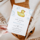 Search for ducky baby shower invitations watercolor