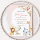 Search for pink safari invitations Girl