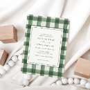 Search for green baby shower invitations Plaid