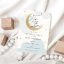 Search for outer space party invitations Blue