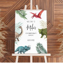 Search for dinosaur welcome signs Jurassic