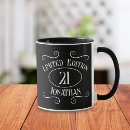 Search for 21st birthday mugs Unique