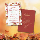 Search for fall open house invitations Autumn