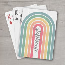 Search for rainbow playing cards girly