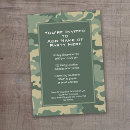 Search for camouflage invitations Military
