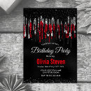 Search for hollywood glam invitations Glitter