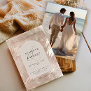 Search for blush and gold wedding invitations Boho