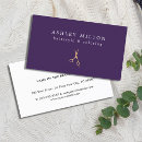 Search for purple business cards Elegant