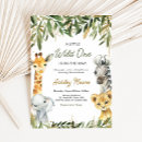 Search for a little wild one baby shower invitations Safari