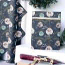 Search for christmas wrapping paper navy blue