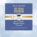 Search for class reunion save the date postcards Blue