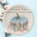 Search for blue pumpkin plates Plaid