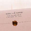 Search for couple rubber stamps Return address