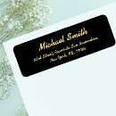 Search for blank return address labels Modern