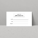 Search for medical appointment cards Appointments