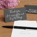 Search for mini thank you cards Black and white