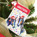 Search for horse christmas stockings Watercolor