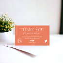 Search for thank you red business cards logo branding