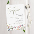 Search for boho floral baptism invitations Rustic