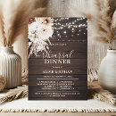 Search for string lights rehearsal dinner invitations Script calligraphy