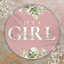 Search for its a girl stickers baby shower