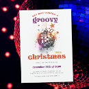 Search for disco ball holiday invitations Retro