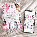 Search for sleepover invitations glitz and glam party