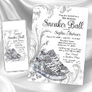 Search for sneakers birthday invitations Sneaker ball
