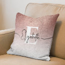 Search for rose gold pillows Sweet 16
