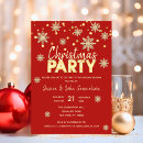 Search for gold christmas invitations Red