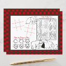 Search for kids paper placemats activity