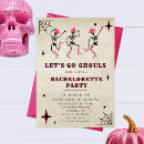 Search for halloween bachelorette party invitations Skeleton