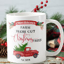 Search for christmas initial mugs Red and green