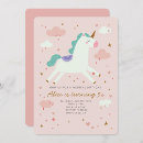 Search for unicorn party invitations Pink