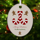Search for gingerbread man ornaments Brown