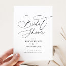 Search for black and white bridal shower invitations Script