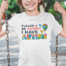 Search for please kids tshirts autistic