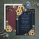 Search for navy blue and sunflower wedding invitations Sunflowers