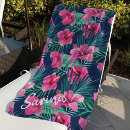 Search for flowers beach towels tropical