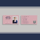 Search for pink real estate business cards Modern